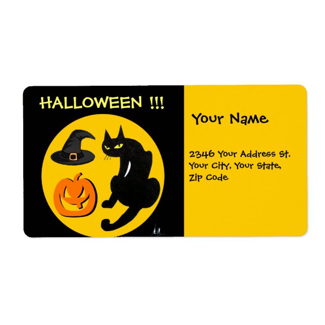 BLACK CAT HALLOWEEN FEST FRAKTSEDEL (Framsidan)