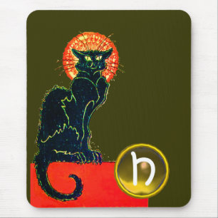 BLACK CAT HALLOWEEN FEST MONOGRAM MUSMATTA