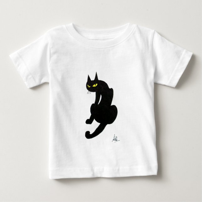 BLACK CAT HALLOWEEN FEST T-SHIRT (Framsida)