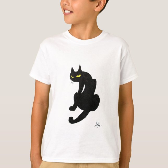 BLACK CAT HALLOWEEN FEST T-SHIRT (Framsida)