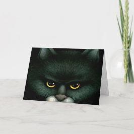 Black Cat - Halloween-kort Kort