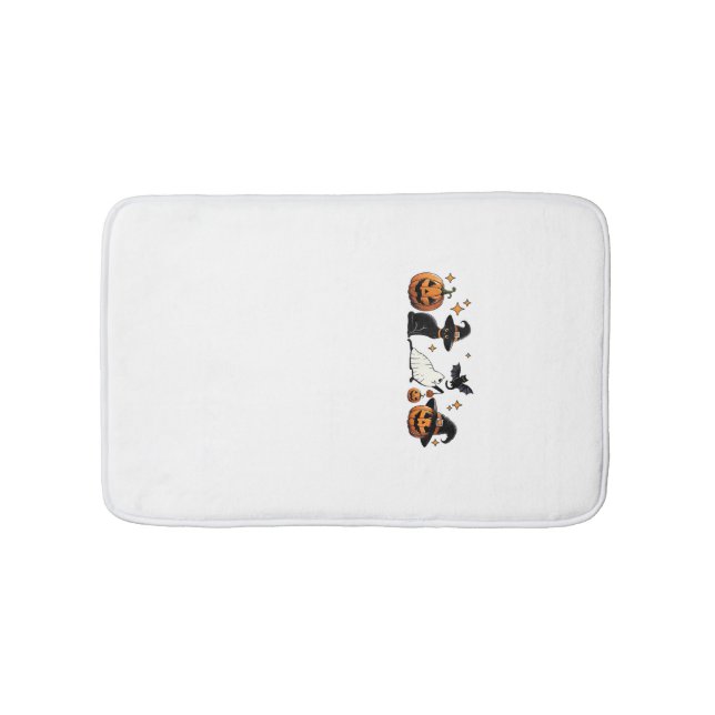 Black Cat Halloween Pumpkin Boo Ghost Witch Spooky Badrumsmatta (Framsidan)