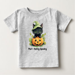 Black Cat Halloween Pumpkin Cute Spooky T Shirt
