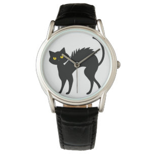 Black Cat Halloween - Svarta katter T-Shirt Armbandsur