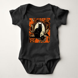 Black Cat Halloween T Shirt