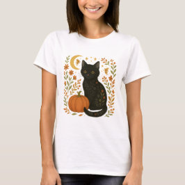 Black cat halloweening • too cute to spook • cat t shirt