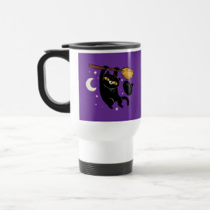 Black Cat Hanging on Halloween Resemugg