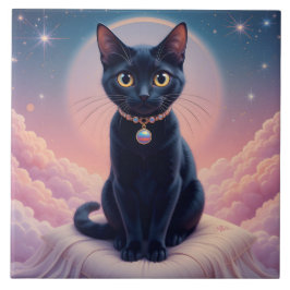 Black Cat Heaven Kakelplatta