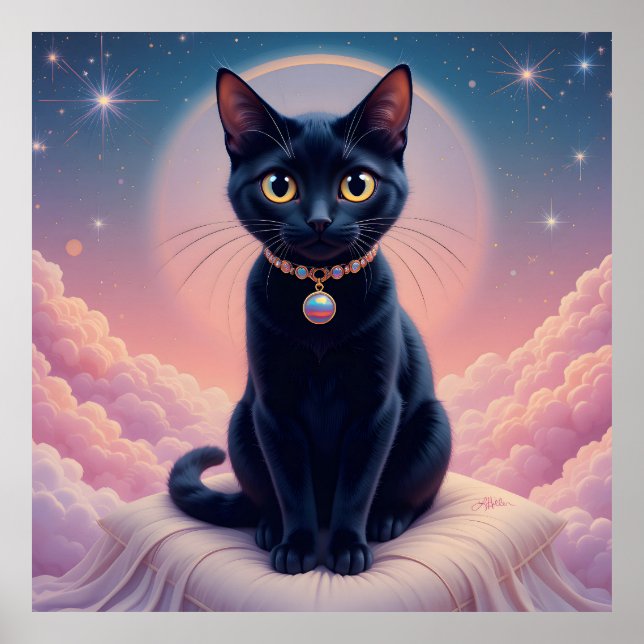 Black Cat Heaven Poster (Framsidan)