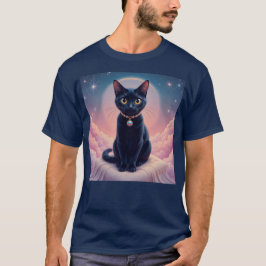 Black Cat Heaven T Shirt