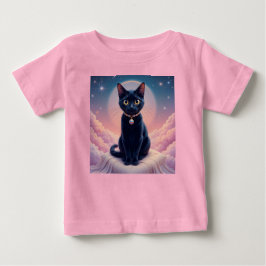 Black Cat Heaven T Shirt