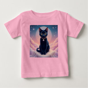 Black Cat Heaven T Shirt