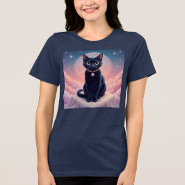 Black Cat Heaven T Shirt