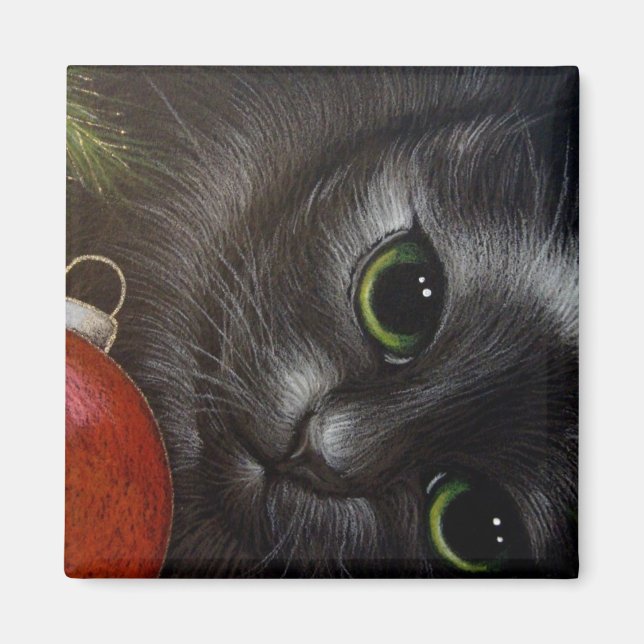 BLACK CAT HELGDAG Magnet (Framsidan)