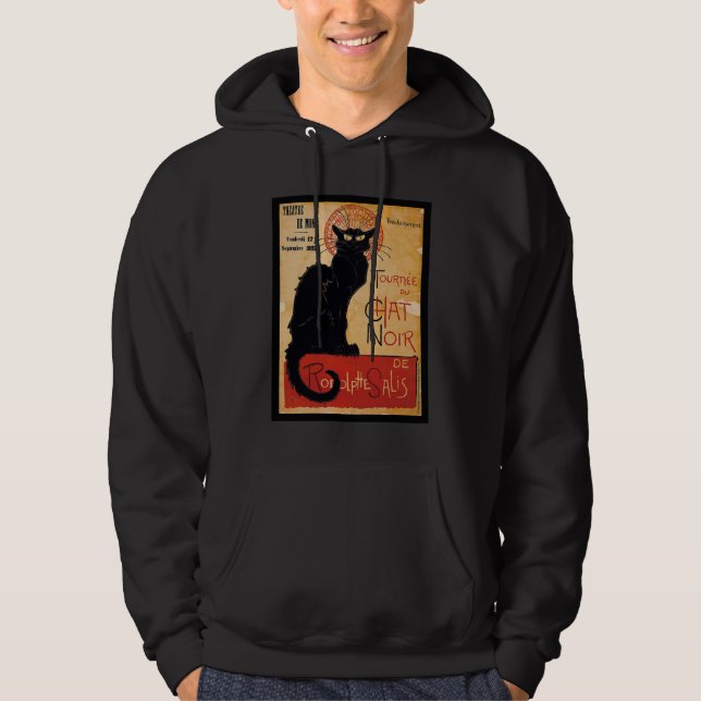 Black cat hoodie (Framsida)