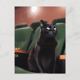 Black Cat i en teater Vykort