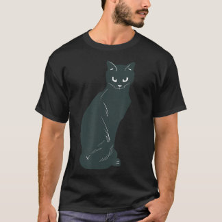 Black Cat I Kärlek Cat Funny Cat Lover Cat Lover  T Shirt