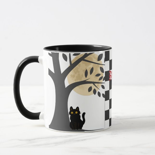 Black Cat i Moonlight Mugg (Vänster)