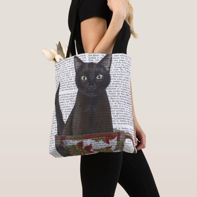 Black Cat i Tekopp Tygkasse (Närbild)