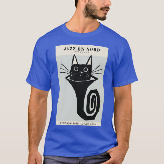 Black Cat Jazz En Nord T Shirt