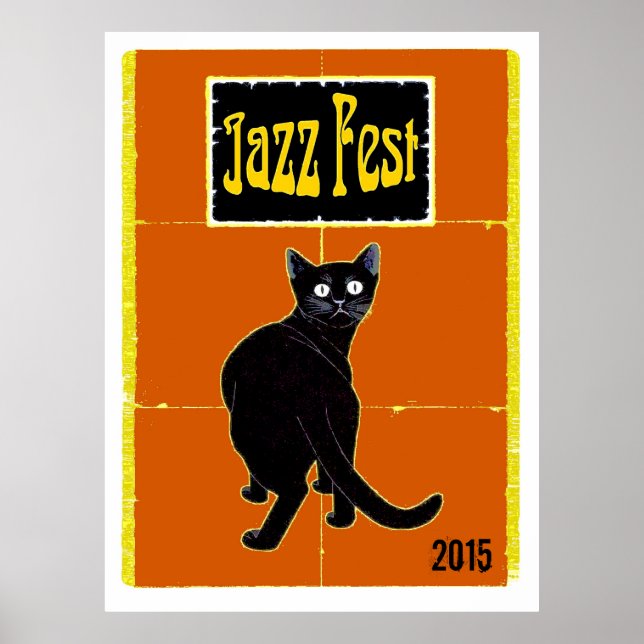 Black Cat Jazz Fest 2015 Poster (Framsidan)