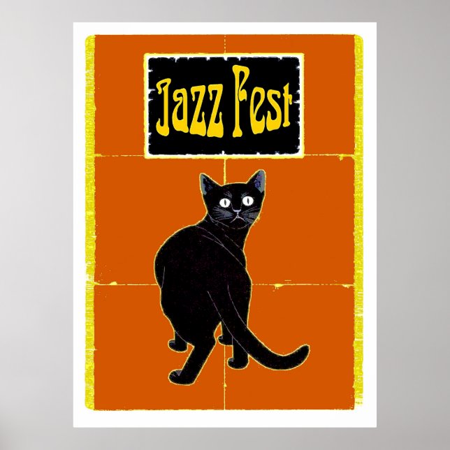 Black Cat Jazz Fest Poster (Framsidan)