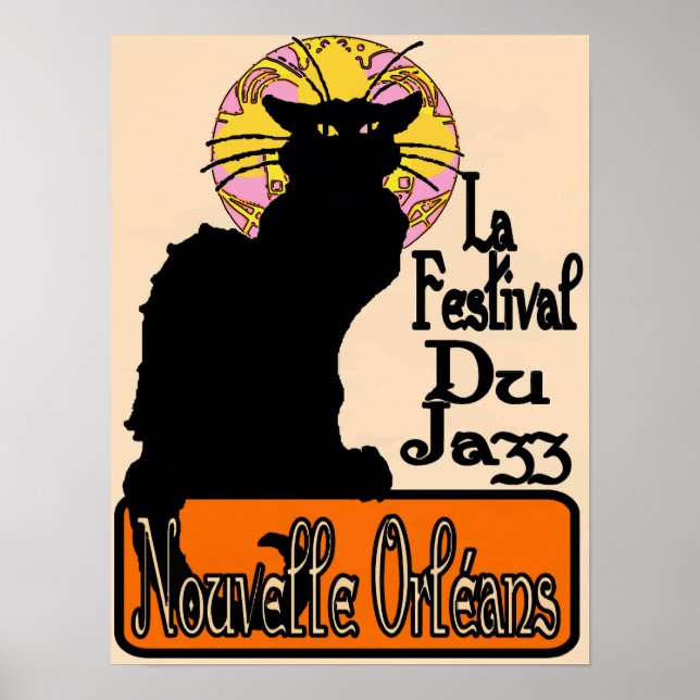 Black Cat Jazz Festival Poster (Framsidan)