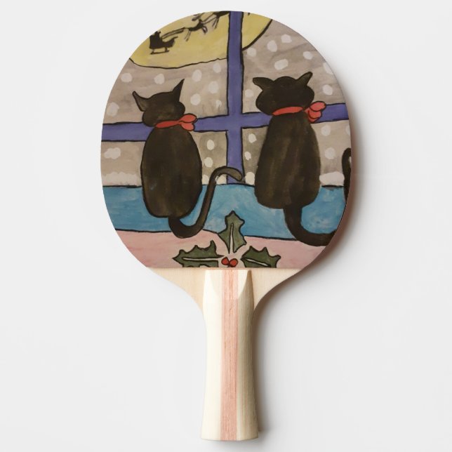 Black Cat jul Ping Pong Paddle Pingisracket (Framsidan)