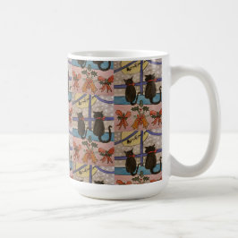 Black Cat-julkaffe Mugg