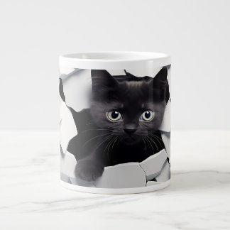 Black Cat Jumbo Mugg