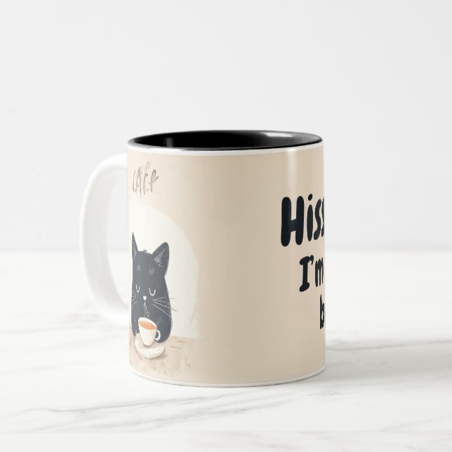 Black Cat kaffebrytning Mugg (Framsida vänster)
