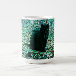 Black Cat Kaffemugg