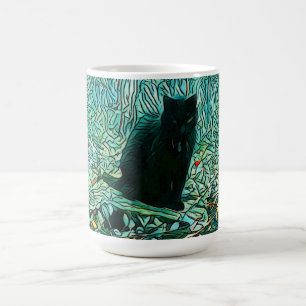 Black Cat Kaffemugg