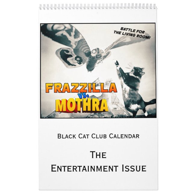 Black Cat Klubb Calendar, underhållningsproblem Kalender (Omslag)