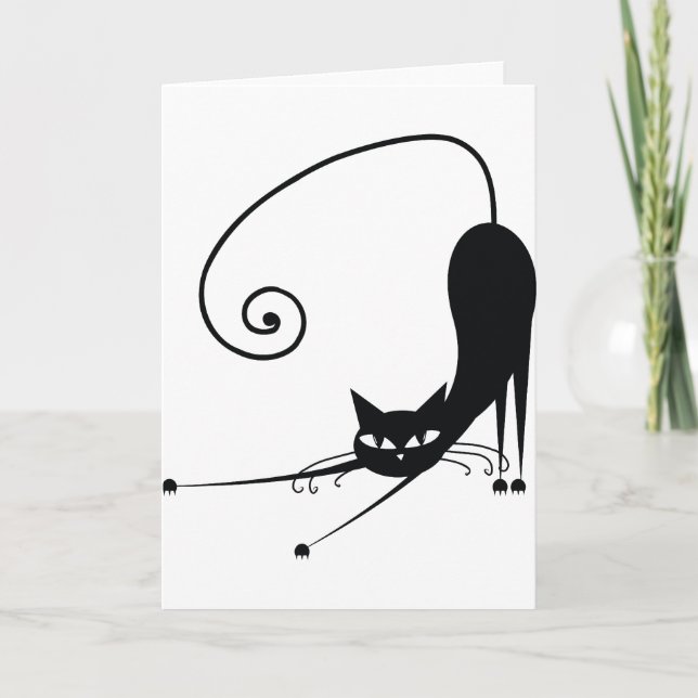 Black Cat Kort (Framsida)
