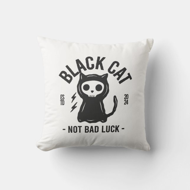 Black cat kudde (Framsida)