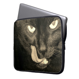 Black Cat Laptop sleeve