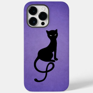 Black Cat Lila Elegant Evil Kattunge