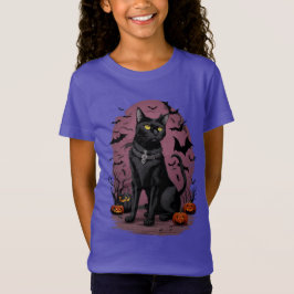 Black Cat Magic for Halloween T Shirt
