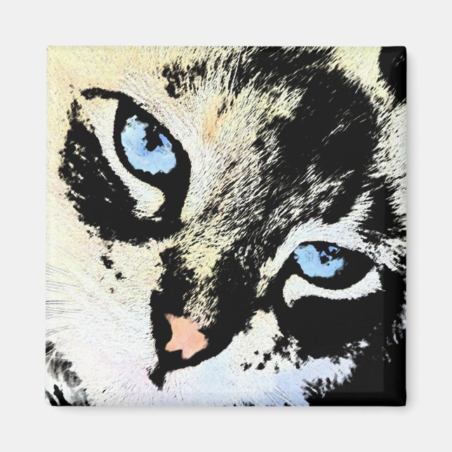 Bläck Cat Magnet (Framsidan)