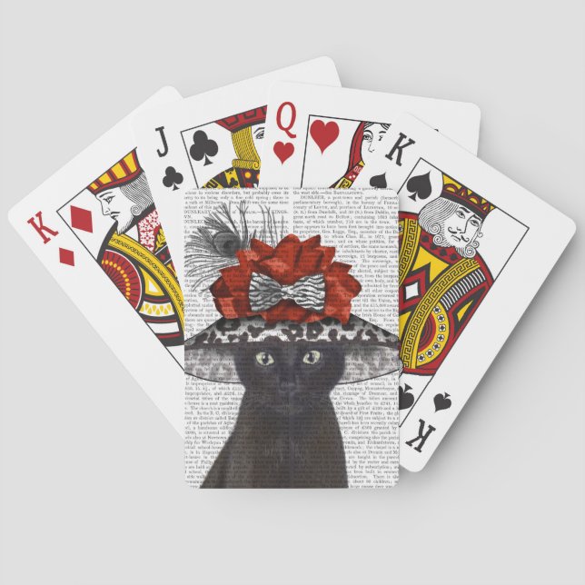 Black Cat med Fabulous Hat Casinokort (Baksidan)