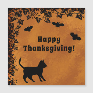 Black Cat med Fladdermus, Happy thanksgiving