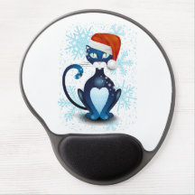 Black Cat med tomtens Hat