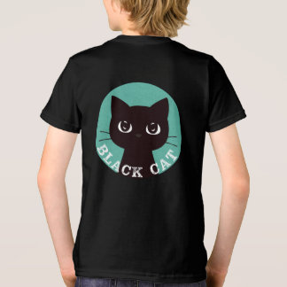 BLACK CAT | Minimalist Modern Pop Black Cat T Shirt
