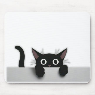 Black Cat Mouse Pad Musmatta