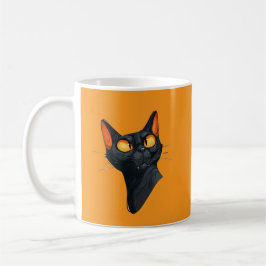 Black Cat Mugg - Cute Gift for Cat Lovers