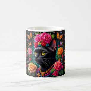 Black cat mugg! kaffemugg