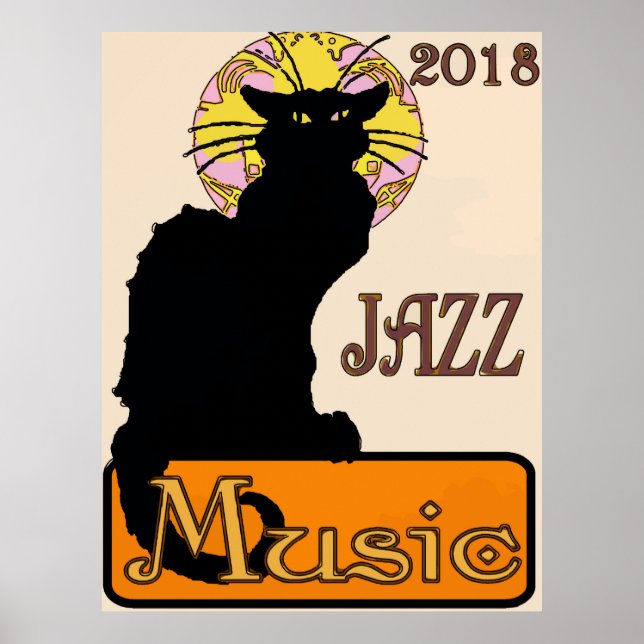 Black Cat, MUSIC, 2018 Poster (Framsidan)