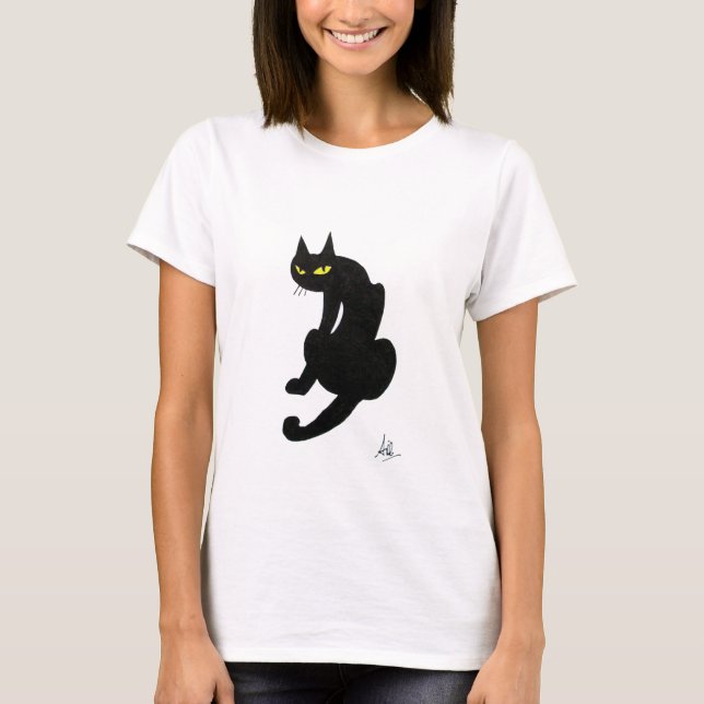 BLACK CAT NINJA HALLOWEEN FEST T-SHIRT (Framsida)