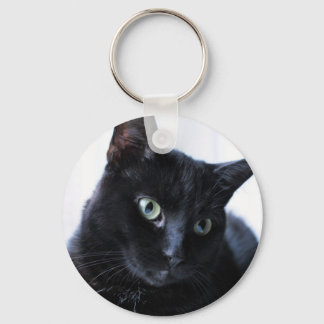 Black Cat Nyckelring